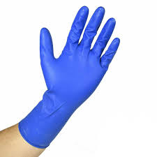 A latex glove.